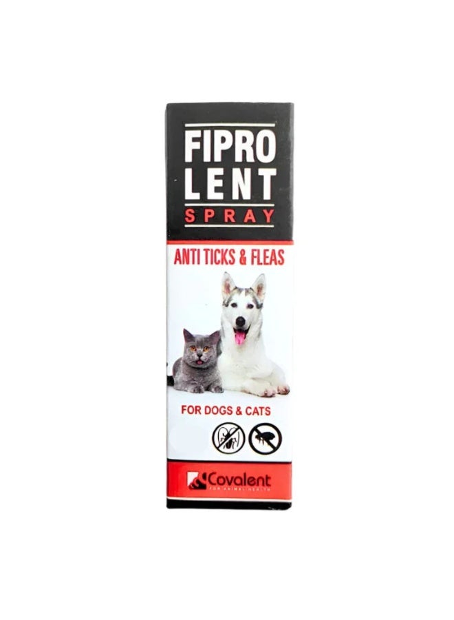 COVALENT Fiprolent Anti Ticks & Fleas for Cats & Dogs 60 ml Spray From Varmacy